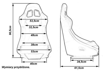 Racing seat SIGMA leather black