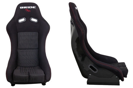 Racing seat GTR Bride Velvet Black