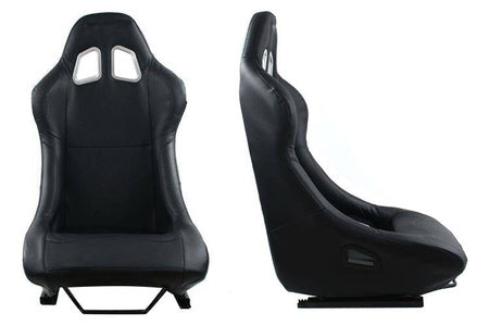 Racing seat MONZA RACE PLUS leather black