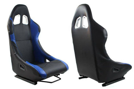 Racing seat MONZA RACE PLUS leather blue
