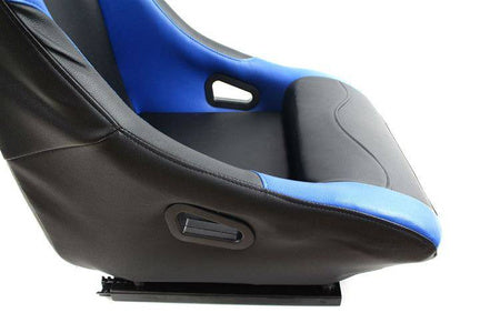 Racing seat MONZA RACE PLUS leather blue