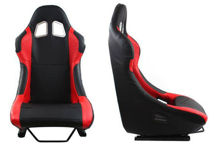 Racing seat MONZA RACE PLUS leather red