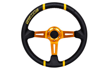 Steering wheel Pro 350mm offset:80mm leather black