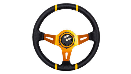 Steering wheel Pro 350mm offset:80mm leather black
