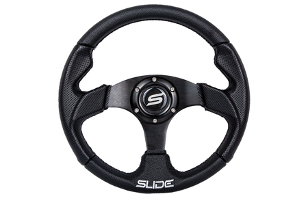 Steering wheel Slide 320mm offset:20mm leather black