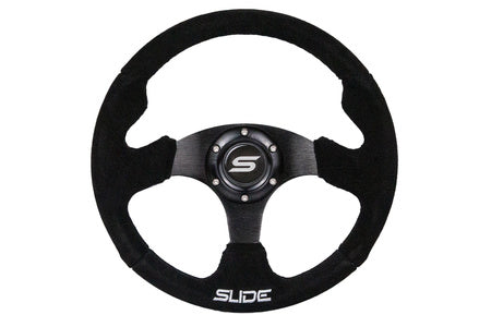 Steering wheel Slide 320mm offset:20mm suede black