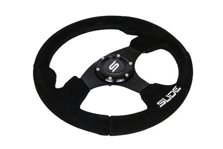 Steering wheel Slide 320mm offset:20mm suede black