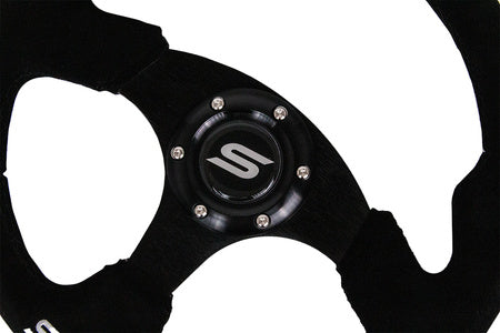 Steering wheel Slide 320mm offset:20mm suede black