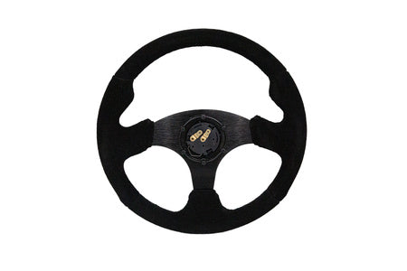 Steering wheel Slide 320mm offset:20mm suede black