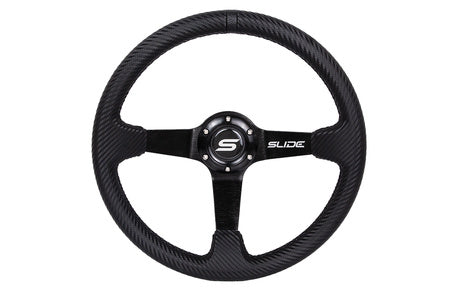 Steering wheel Slide 350mm offset:90mm carbon black