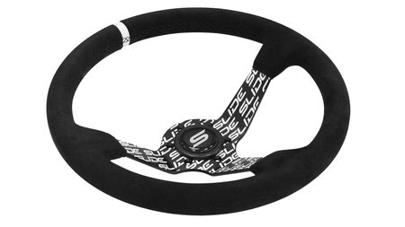 Steering wheel Slide 350mm offset:90mm suede hydrographics